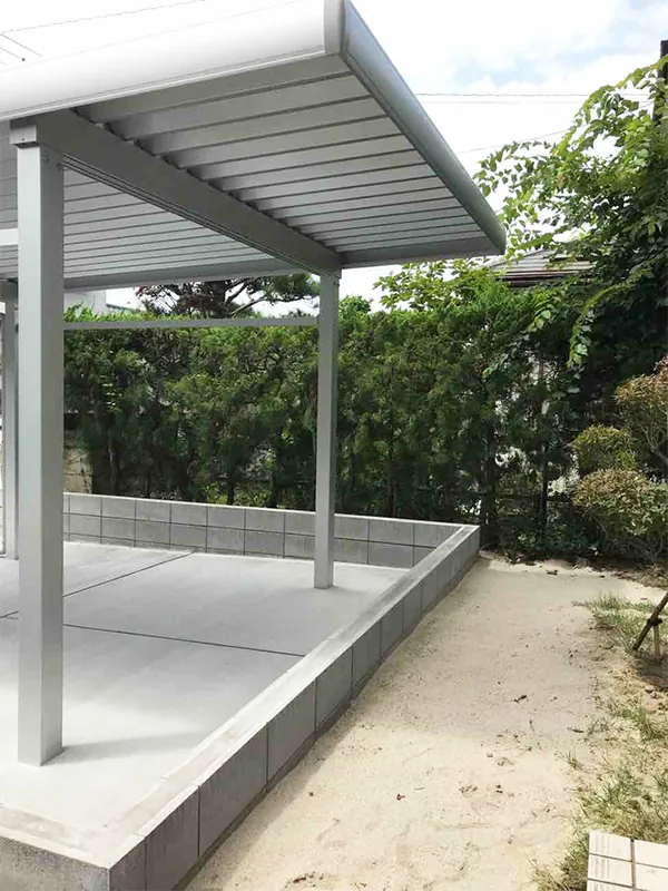 新発田市Y様邸カーポート設置後