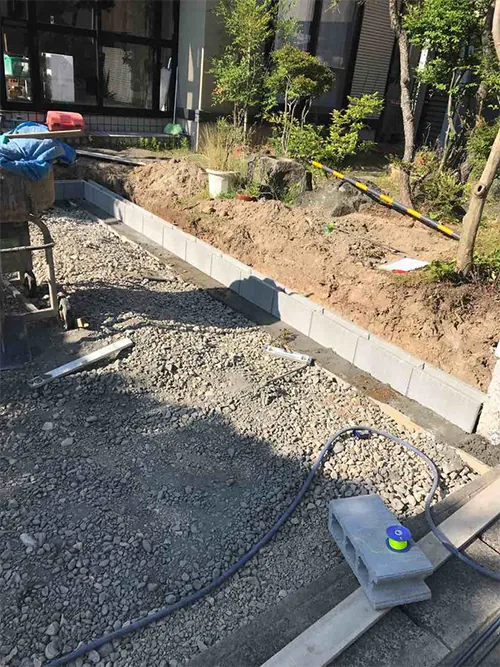 新発田市Y様邸土間下地