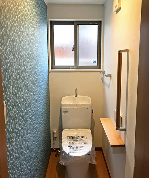 新潟市東区H様邸　フルリノベーション後_1階トイレ