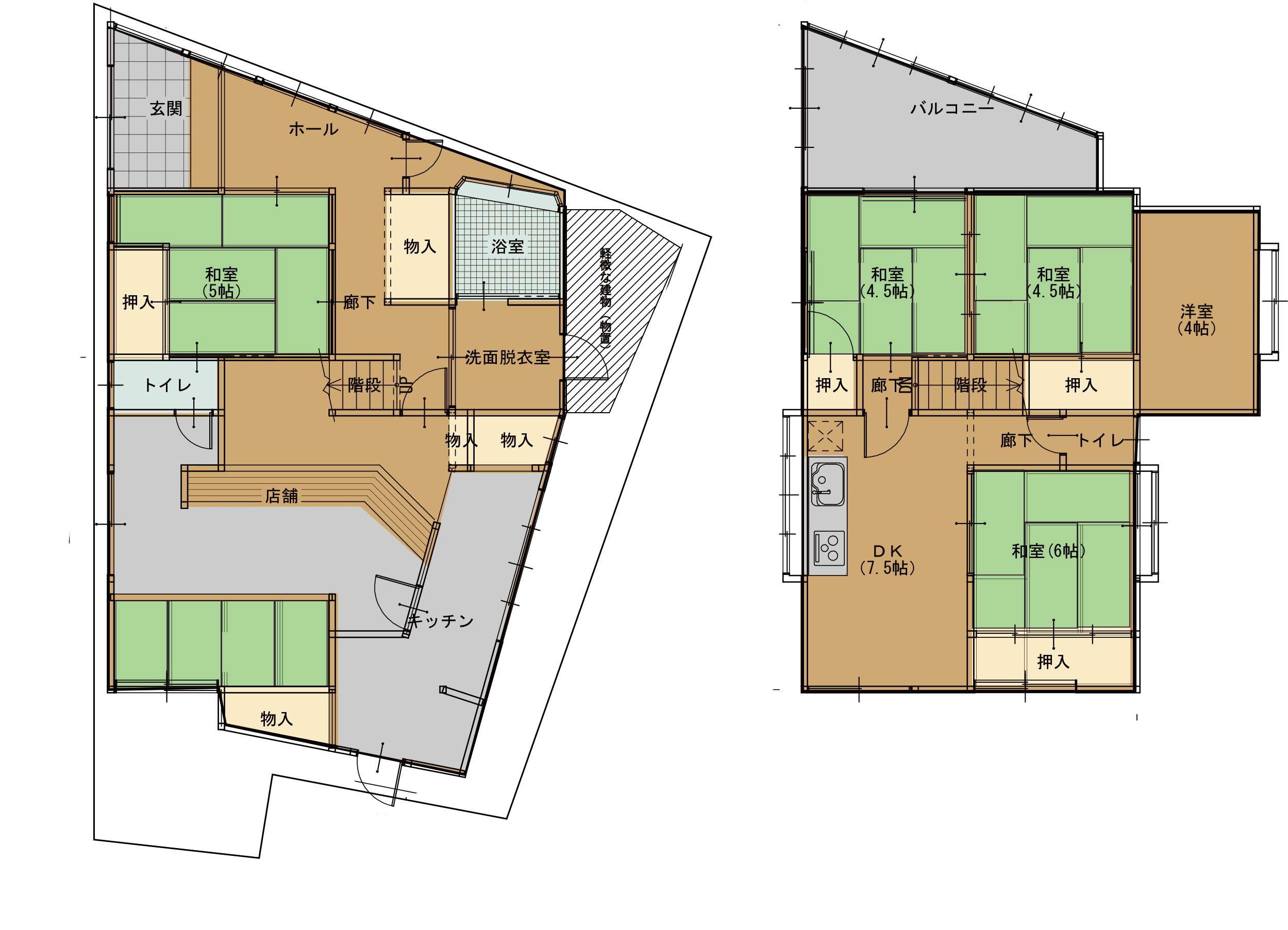 新潟市東区H様邸　フルリノベーション前_間取り