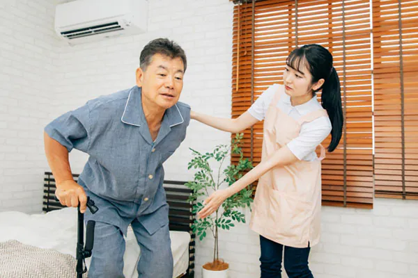 ベッドは高齢者でも使い勝手が良い