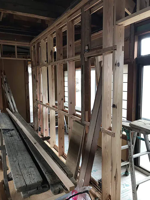 新潟市北区S様邸_リフォーム中_間取り変更