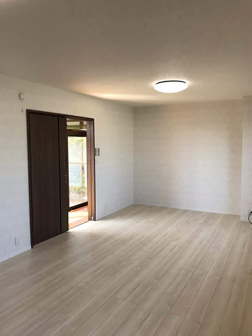 新潟市北区S様邸リフォーム後_和室から洋室