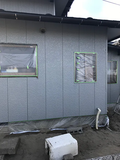 新潟市北区S様邸_リフォーム中_外壁塗装