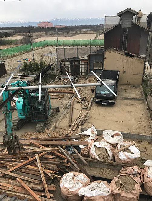 新潟市北区S様邸_倉庫解体