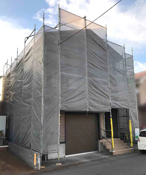 新潟市北区K様邸　外壁塗装中