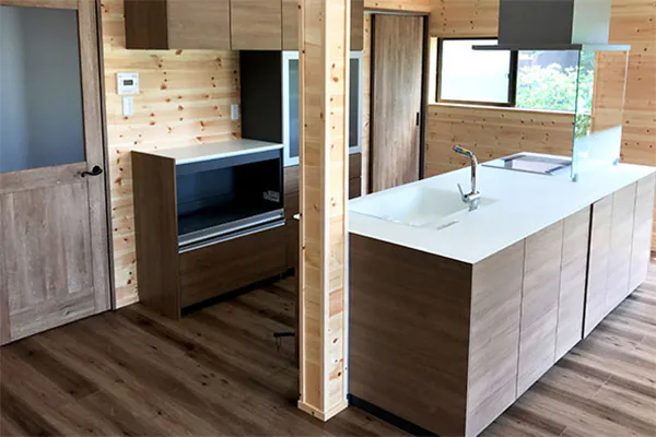 新発田市S様邸　アイランドキッチン