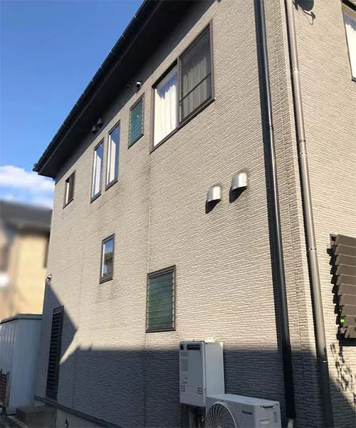 新潟市北区A様邸　屋根外壁・玄関リフォーム　Before