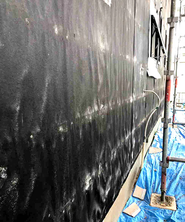 新潟市北区A様邸外壁リフォーム中_解体
