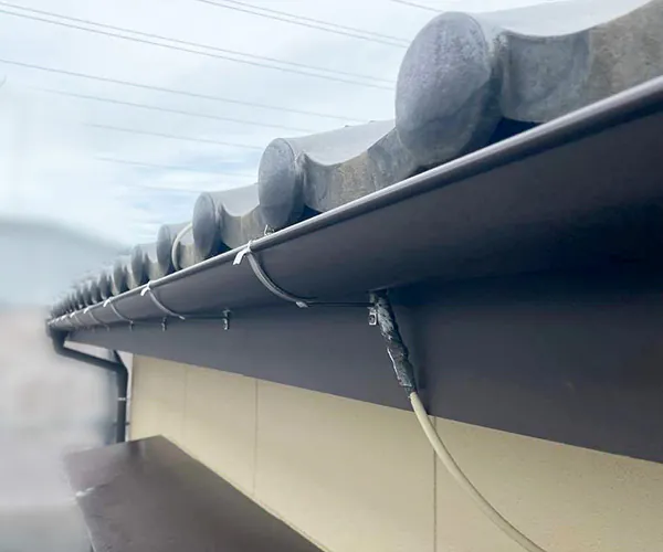 新潟市北区M様邸外壁リフォーム後_雨樋