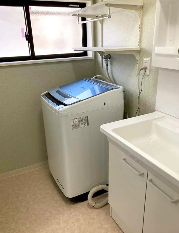 新潟市北区M様邸お風呂リフォーム後_洗面所