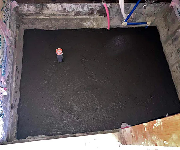 新潟市北区M様邸風呂リフォーム中_風呂下地