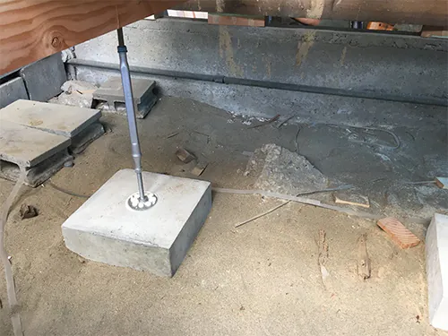 新潟市北区Y様邸減築リフォーム中_床下補強
