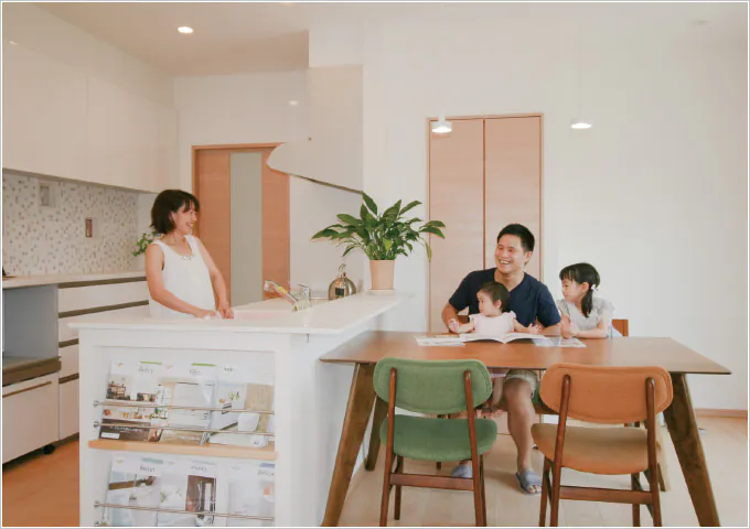 新潟市江南区H様邸フルリフォーム後_リビング
