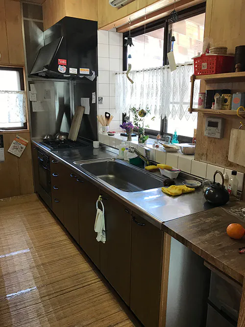 新潟市北区K様低キッチンリフォーム前