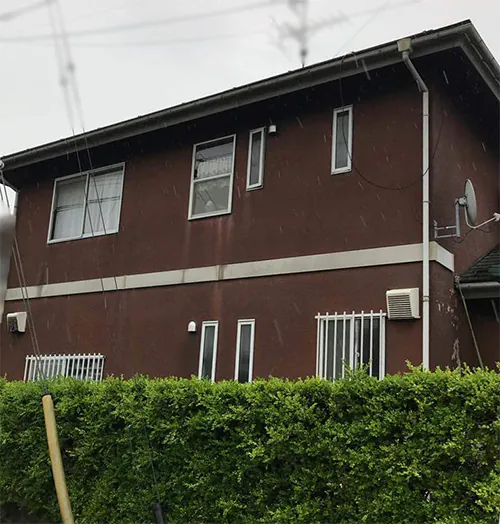 新潟市北区S様　屋根外壁リフォーム前_外観
