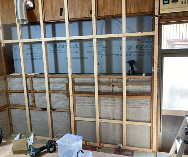 新潟市江南区Y様邸_キッチンリフォーム中