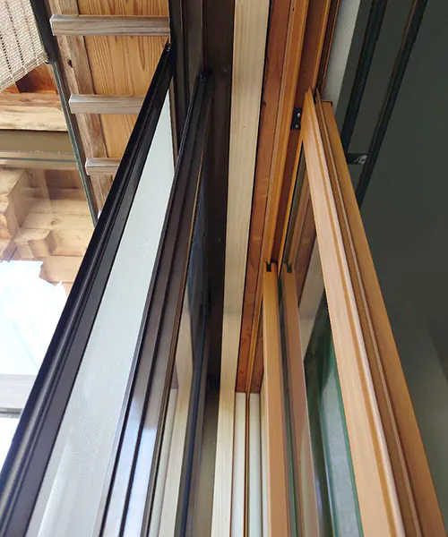新潟市北区K様邸　内窓設置後_掃き出し窓