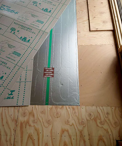 新潟市北区K様邸　和室リフォーム中_床暖