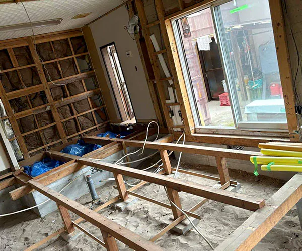 新潟市北区K様邸　和室リフォーム中_解体