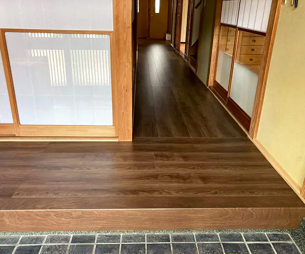 阿賀野市I様邸　内装リフォーム後_玄関ホール