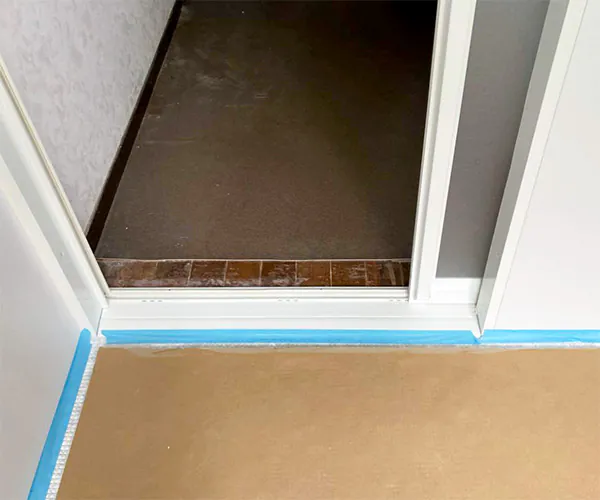 新発田市K様邸お風呂リフォーム後_段差