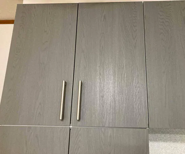 新潟市北区H様邸　キッチンリフォーム後_カップボード