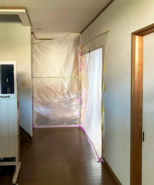 阿賀野市A様邸内装リフォーム中_廊下