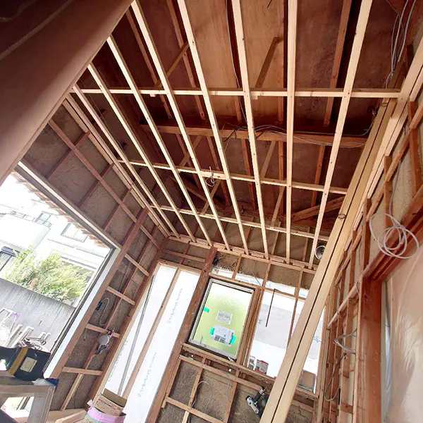 阿賀野市A様邸　天井のリフォーム中