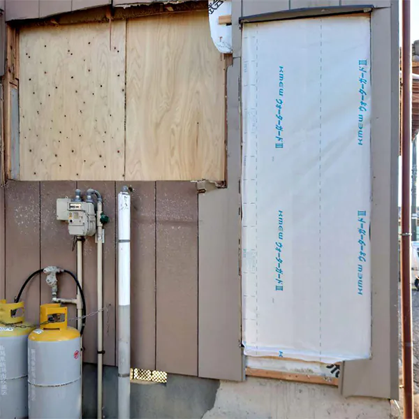 阿賀野市A様邸　勝手口のリフォーム中