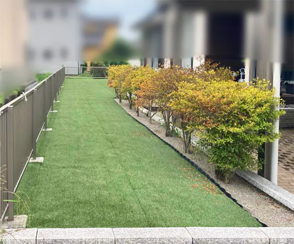 新潟市北区S様邸　お庭リフォーム後_人工芝