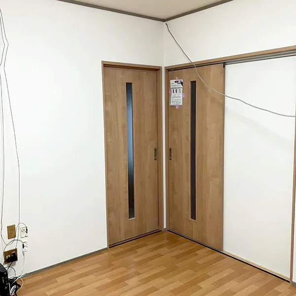 阿賀野市A様邸　キッチン等リフォーム後_引き戸