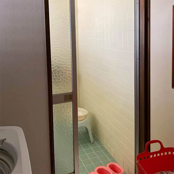 新発田市S様邸お風呂リフォーム前_扉