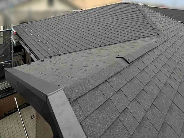 新潟市北区H様邸屋根リフォーム後_破風