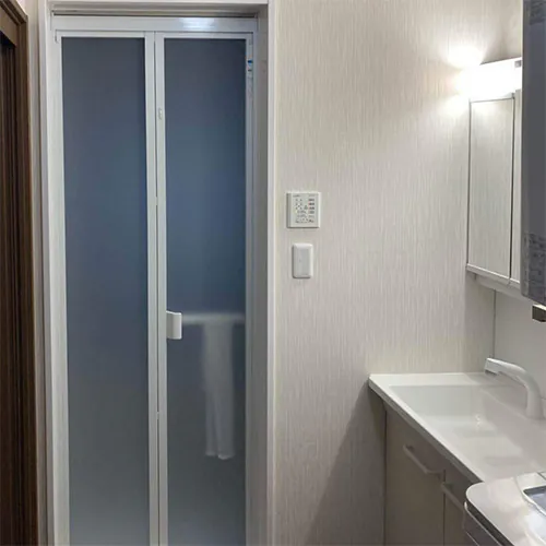 新潟市北区N様邸お風呂リフォーム後_脱衣室