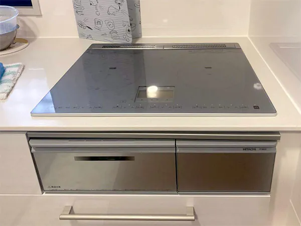 聖籠町N様邸キッチンリフォーム後_IHコンロ