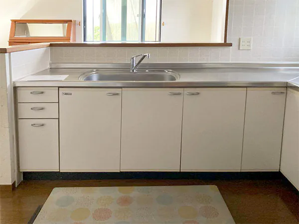 聖籠町N様邸　キッチンリフォーム前_流し