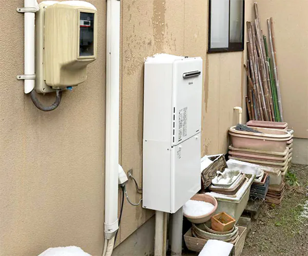 新発田市K様邸水まわりリフォーム後_給湯器