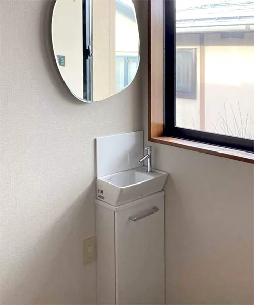 新発田市K様邸水まわりリフォーム後_2階手洗い器