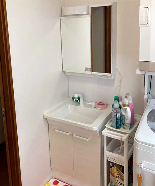 新発田市K様邸水まわりリフォーム後_洗面所