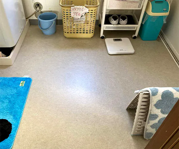 新発田市K様邸水まわりリフォーム前_洗面脱衣所